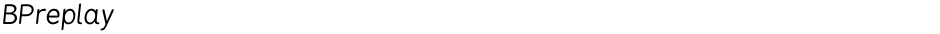 BPreplayDemo