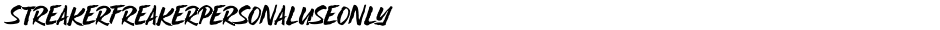STREAKERFREAKERPERSONALUSEONLYDemo