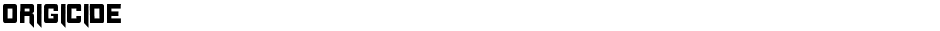 OrigicideDemo