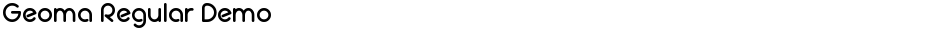 Geoma Regular DemoDemo