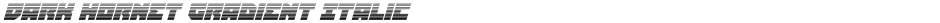 Dark Hornet Gradient ItalicDemo