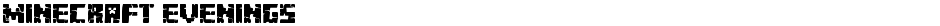 Minecraft EveningsDemo