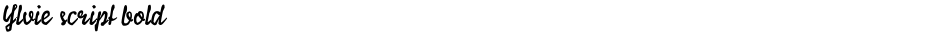 Ylvie script boldDemo