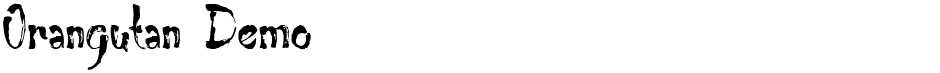 Orangutan DemoDemo