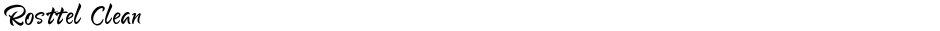 Rosttel CleanDemo