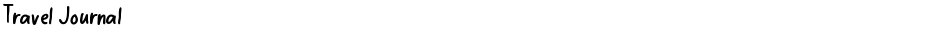 Travel JournalDemo