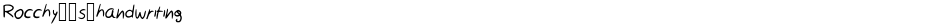 Rocchy__s_handwritingDemo