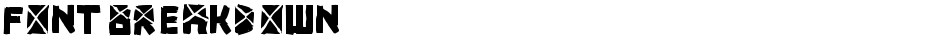 font breakdownDemo