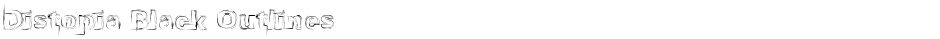 Distopia Black Outlines Demo