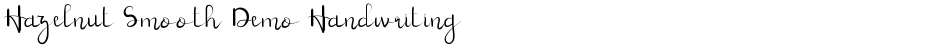 Hazelnut Smooth Demo HandwritingDemo