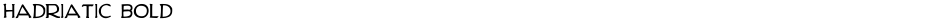 Hadriatic BoldDemo