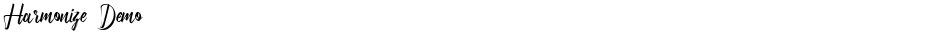 Harmonize DemoDemo