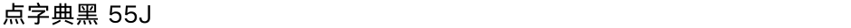 点字典黑 55JDemo