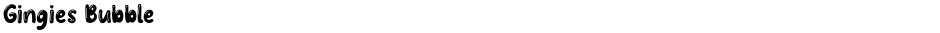 Gingies BubbleDemo