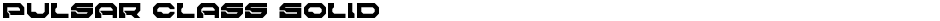 Pulsar Class SolidDemo