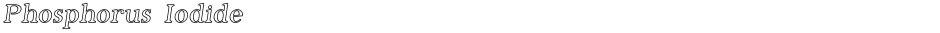 Phosphorus IodideDemo