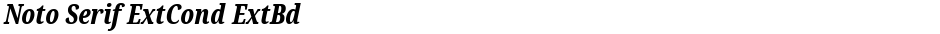 Noto Serif ExtCond ExtBdDemo