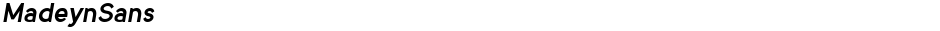 MadeynSansDemo