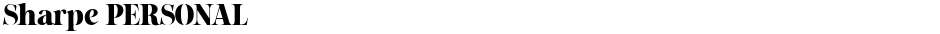 Sharpe PERSONALDemo