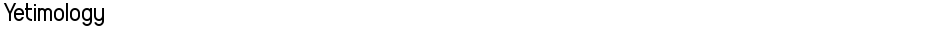 YetimologyDemo