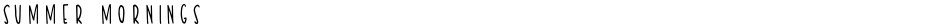 Summer MorningsDemo
