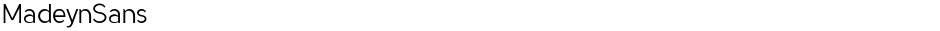 MadeynSansDemo