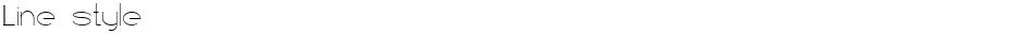 Line styleDemo
