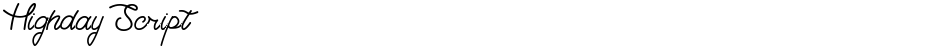 Highday ScriptDemo