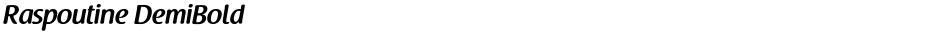 Raspoutine DemiBoldDemo