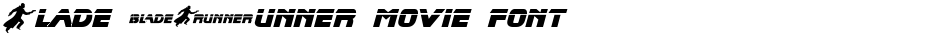 Blade Runner Movie FontDemo