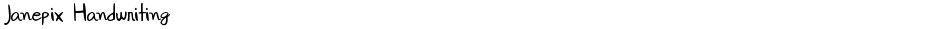 Janepix HandwritingDemo