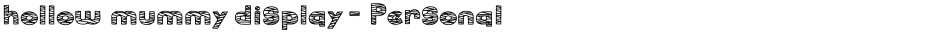 hollow mummy display - PersonalDemo