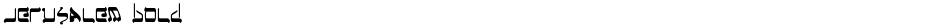 Jerusalem BoldDemo