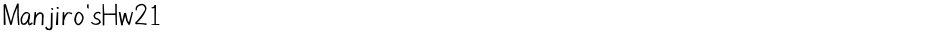 Manjiro'sHw21Demo