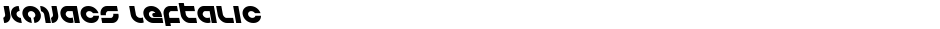 Kovacs LeftalicDemo