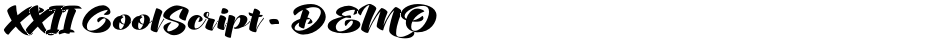 XXII CoolScript - DEMODemo