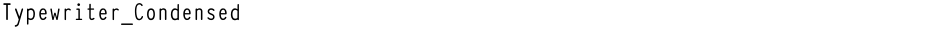 Typewriter_CondensedDemo