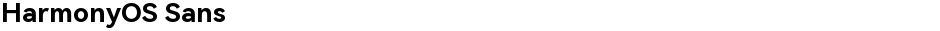 HarmonyOS SansDemo