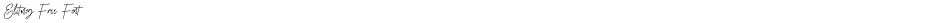 Elitmog Free FontDemo