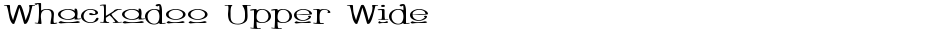 Whackadoo Upper WideDemo
