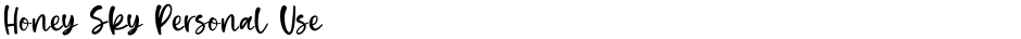 Honey Sky Personal UseDemo