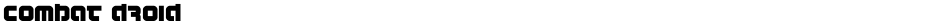 Combat DroidDemo
