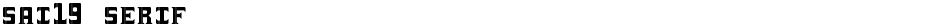 sai19 serifDemo