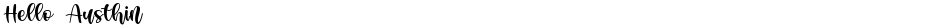 Hello AusthinDemo