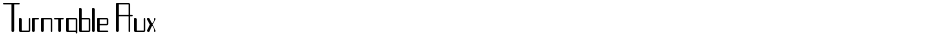 Turntable AuxDemo