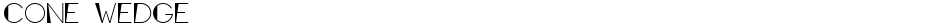 Cone WedgeDemo