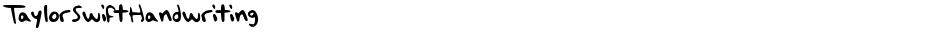 TaylorSwiftHandwritingDemo