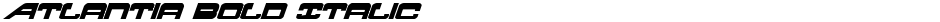 Atlantia Bold ItalicDemo