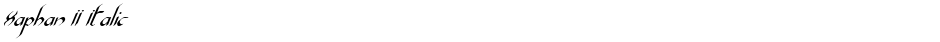 Xaphan II ItalicDemo