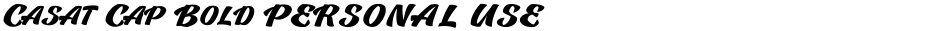 Casat Cap Bold PERSONAL USEDemo